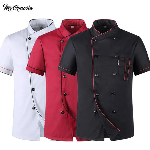 Short Sleeve Restaurant Chef Kitchen Work Uniform