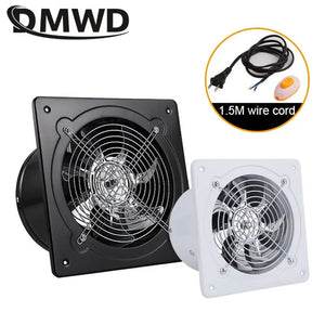 4" & 6" Exhaust Metal Pipe 110V 220V Household Air Extractor Air Ventilation Fan