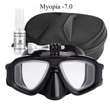 Tempered Lends Diving Mask with GoPro Mount