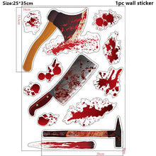 Halloween Bloody Wall Stickers Decorations