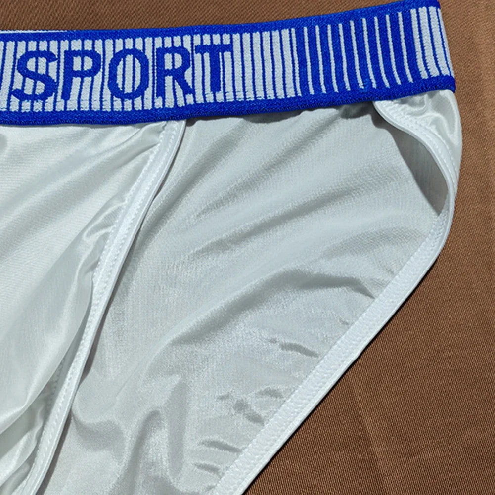 High Fork Mid Waist Elastic Breathable Briefs