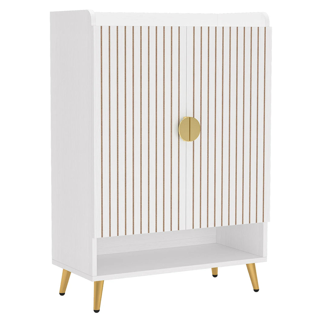 Tribesigns 7-Tier Shoe Cabinet with Doors