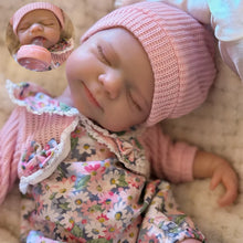 Open Mouth Pascale Full Body Silicone Reborn Girl Doll With Painted Skin