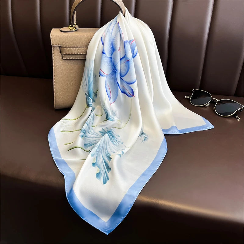 Printed Pashmina Silk Scarf