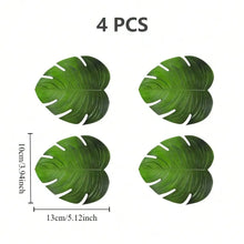 Plant Turtleback Leaf Placemat Waterproof Non-slip Anti-scald Decorative Mat