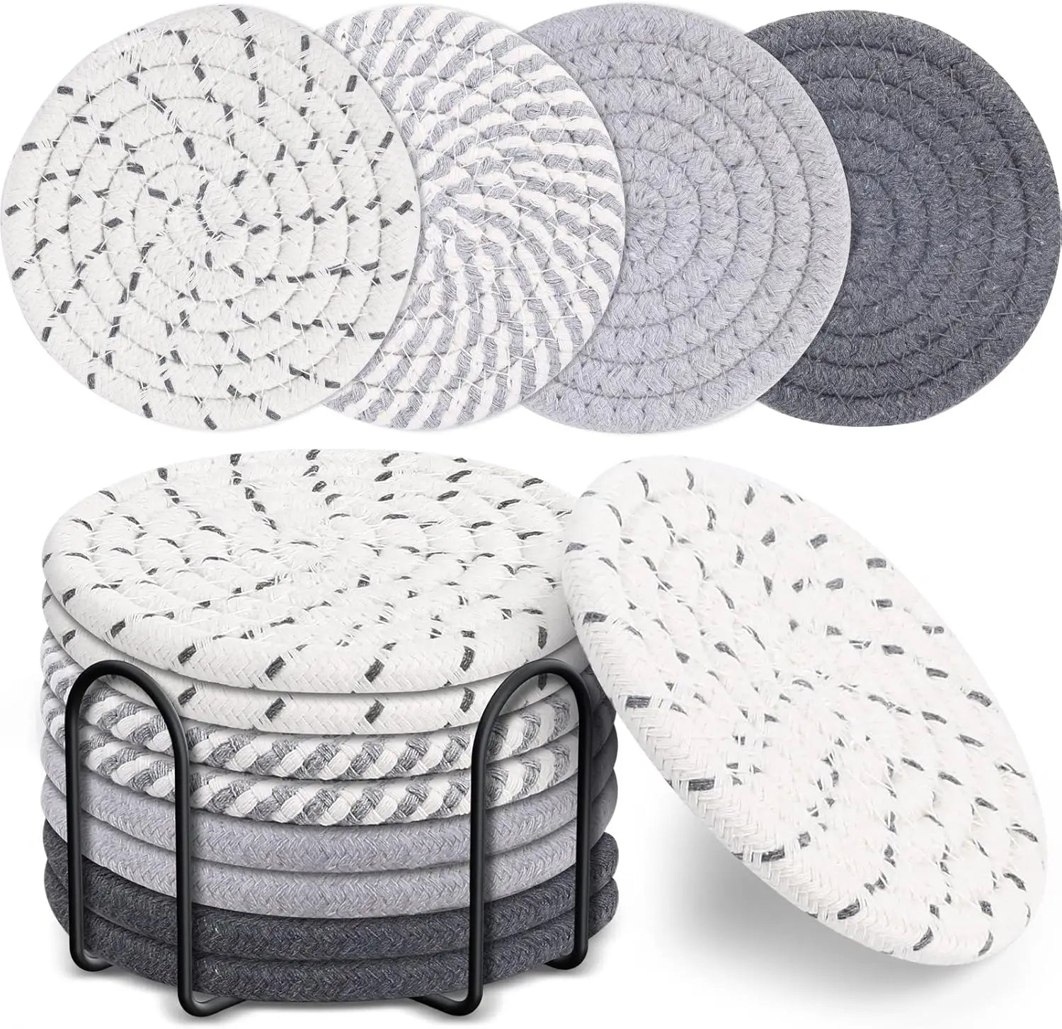 8-Piece Set Absorbent Coasters for Drinks