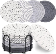 8-Piece Set Absorbent Coasters for Drinks