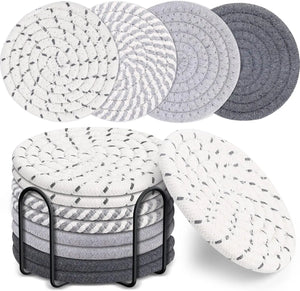 8-Piece Set Absorbent Coasters for Drinks