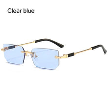 UV400 Rimless Rectangle Sunglasses