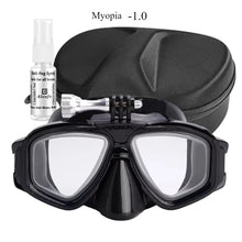 Tempered Lends Diving Mask with GoPro Mount