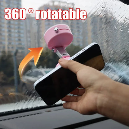 Double Sided Hands-Free Vacuum Adsorption Magnetic Suction Cup Phone Mount