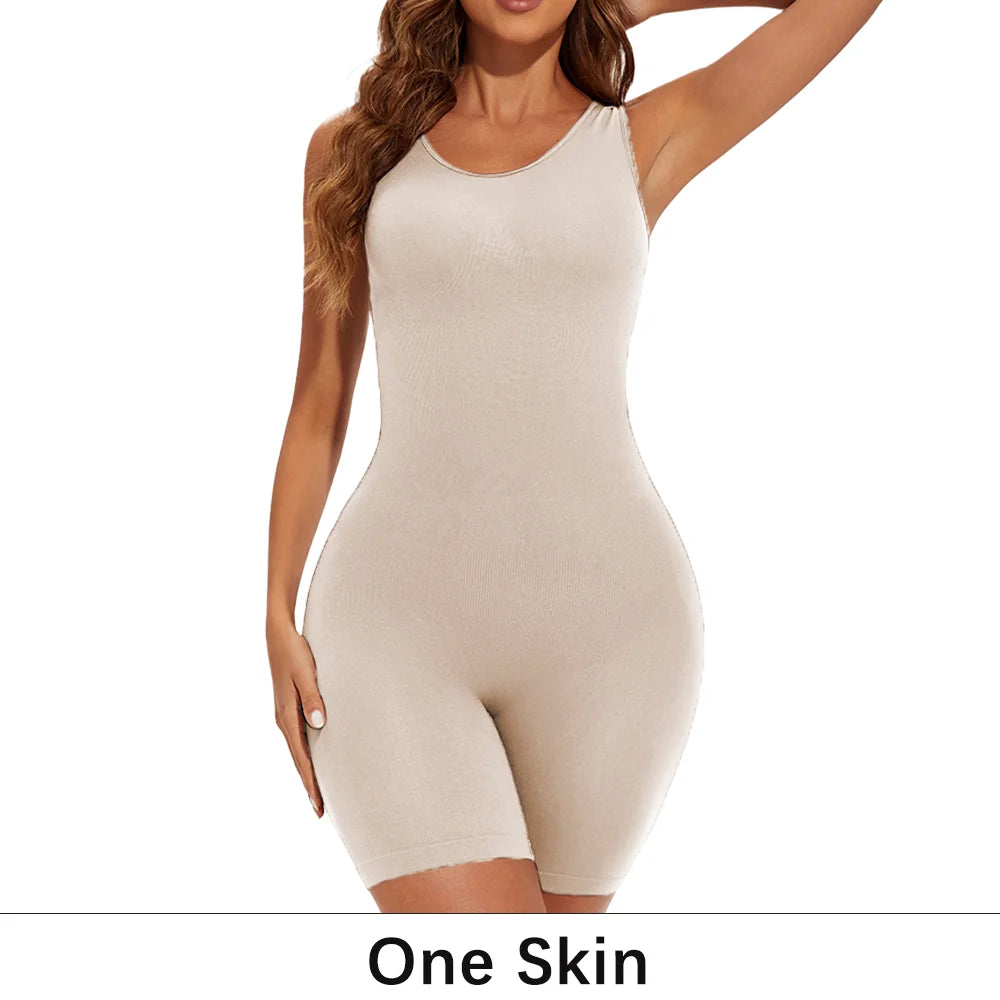 POKARLA Full Coverage Wide Shoulder Body Seamless Shaper