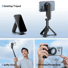 Magnetic Selfie Stick Phone Tripod w/Remote