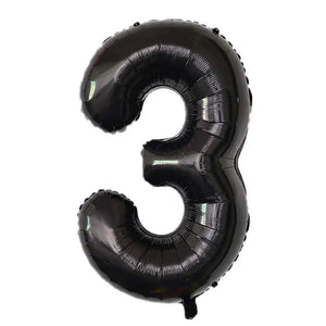 32inch Rainbow Gradient Number Foil Balloons