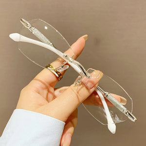 Retro Ultralight Cutting Frame Reading Glasses