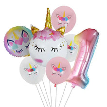 7pcs Unicorn Themed Party Balloons
