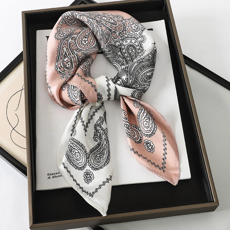 Printed Pashmina Silk Scarf