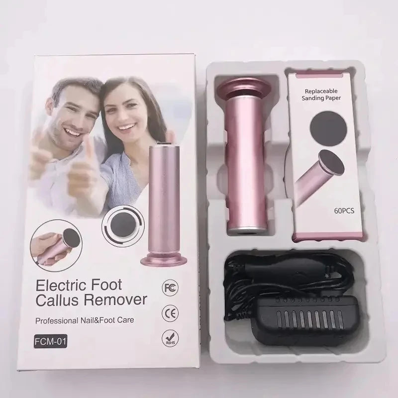 Electronic Foot File Callus Remover with Replacement Sandpaper Disc