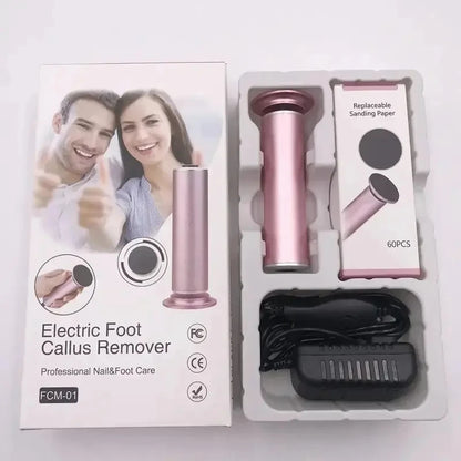 Electronic Foot File Callus Remover with Replacement Sandpaper Disc