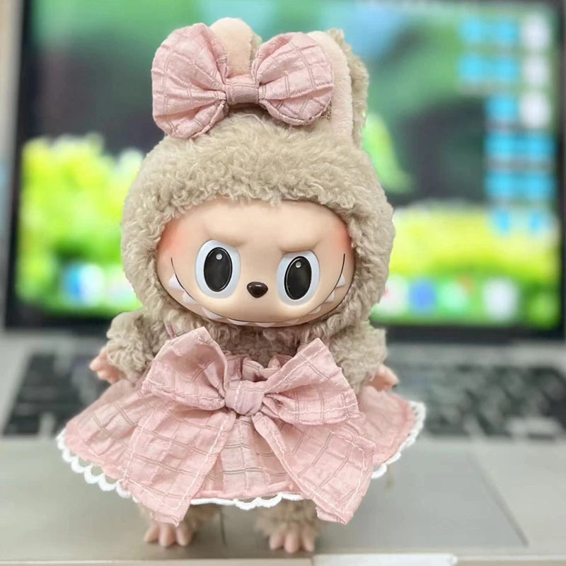 17cm Cute Mini Plush Doll Clothes