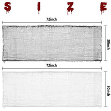 Black White Creepy Cloth Spooky Gauze Fabric Halloween Decoration hall