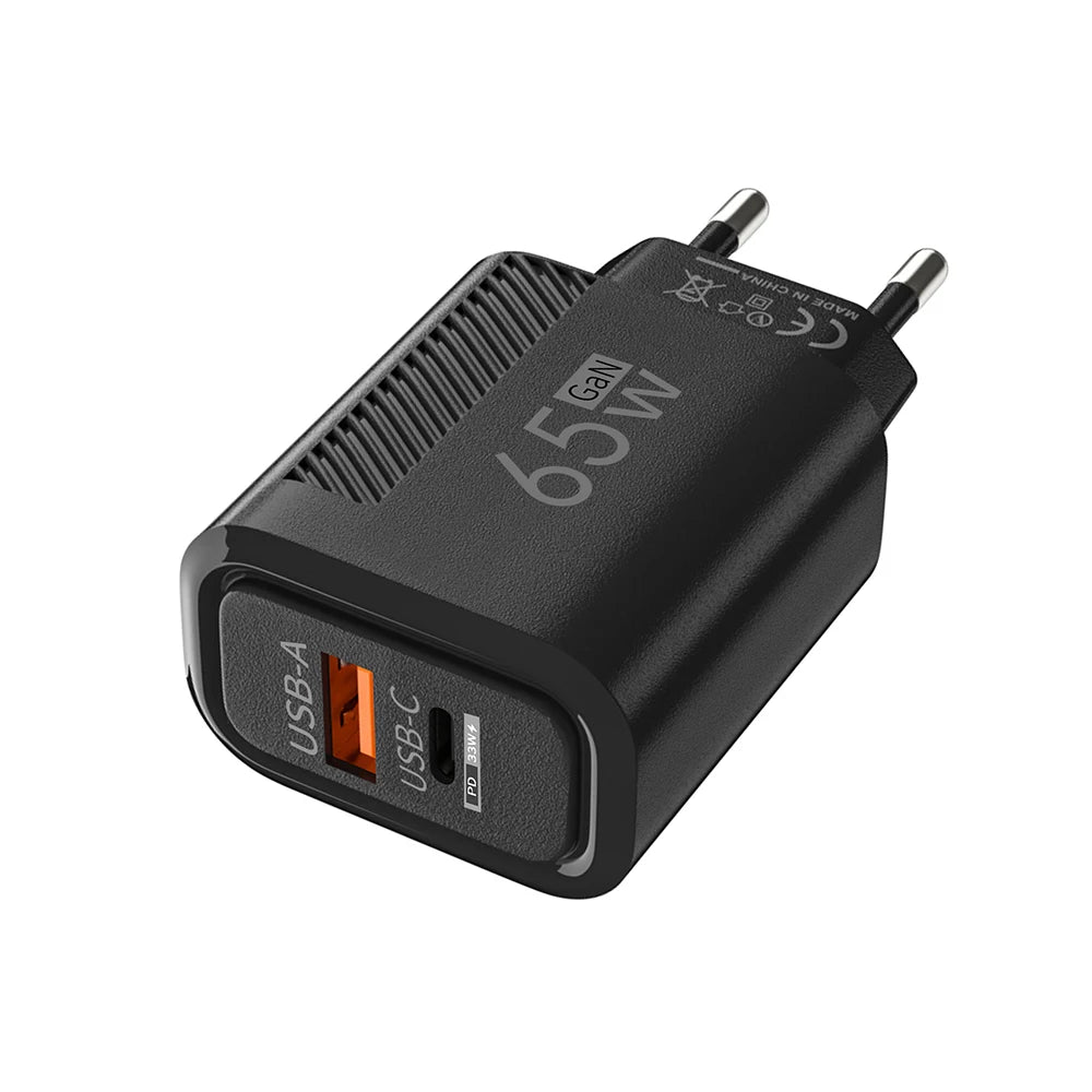 65W GaN USB C Charger Fast Charging Wall Charger