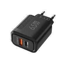 65W GaN USB C Charger Fast Charging Wall Charger