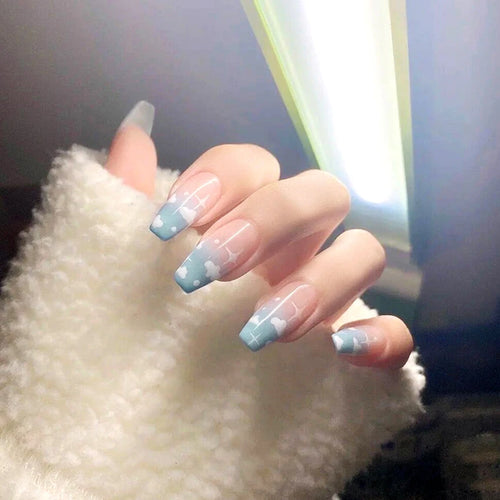 24pcs Mid Length Removable Wear Full Cover Nails