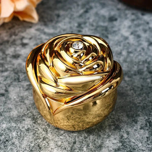 Zinc Alloy Metal Rose Urn