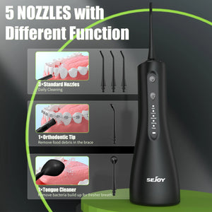 SEJOY Dental Oral Irrigator 5 Modes