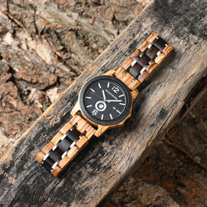 Wooden BOBOBIRD Japanese Movement Quartz Wristwatch