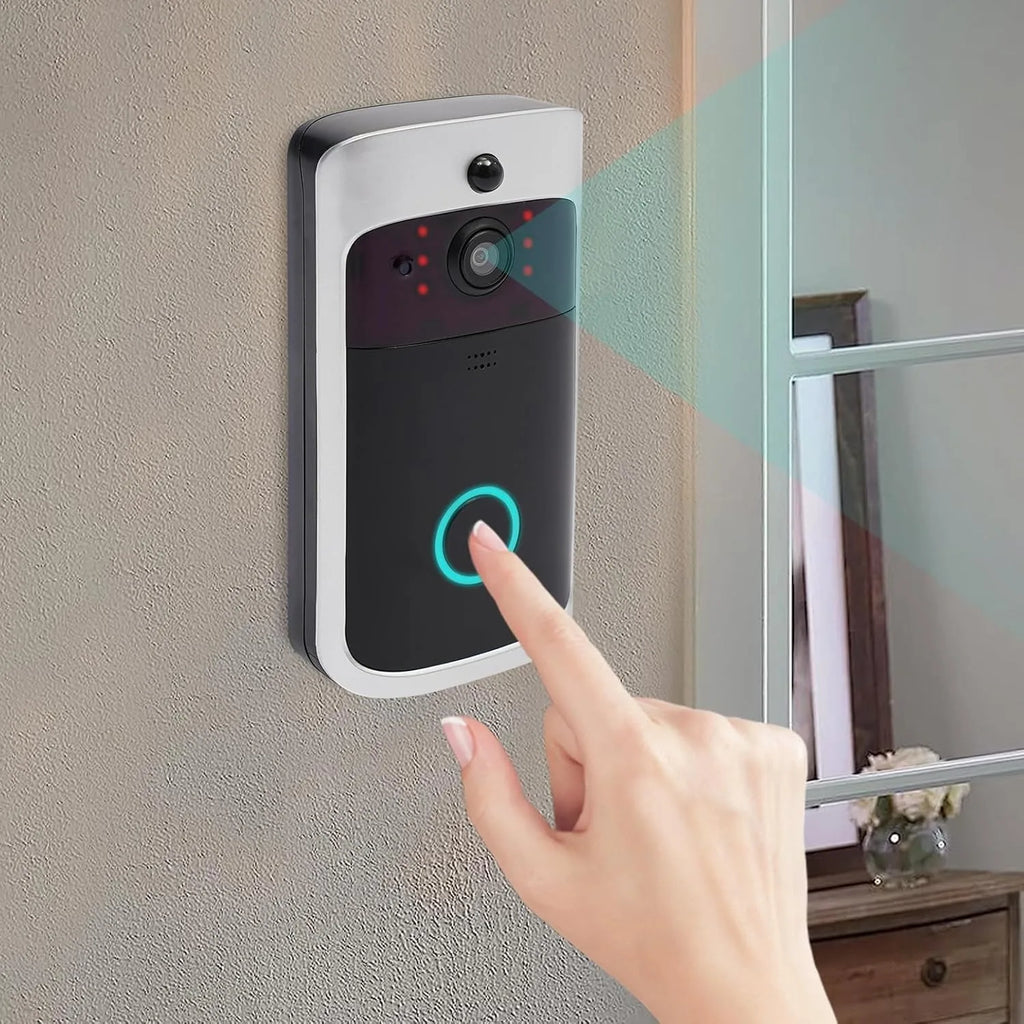 Smart WiFi Video Doorbell with Night Vision Camera SmartSensor for Doors and Windows