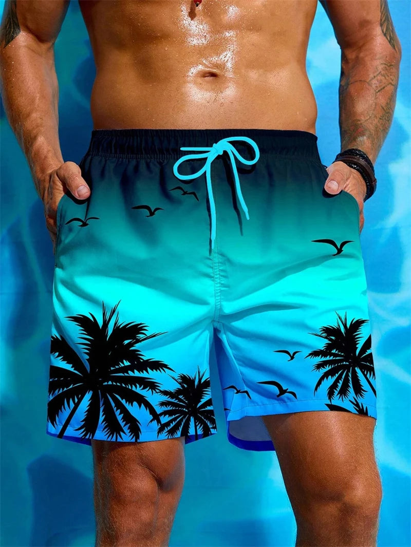 Vintage 3D Printed Board Shorts