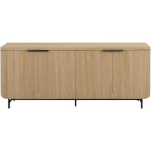 Modern Scandinavian Fluted Kitchen Buffet Cabinet