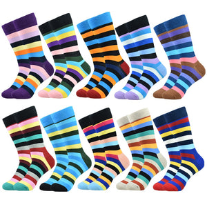 Colorful Designer Print Combed Cotton Socks