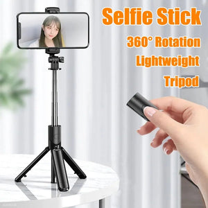 Wireless Bluetooth Selfie Stick Tripod With Remote Shutter