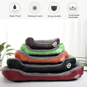 Large Square Soft Fleece Sofa Bed