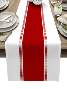 Striped Textured Table Runner