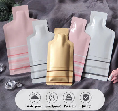 100PCS~500PCS Open Top Aluminum Foil Liquid Cruise Bags