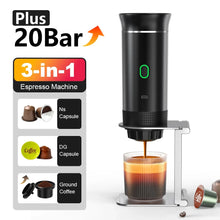 Wireless Electric Portable Espresso Coffee Machine for Car & Home Camping