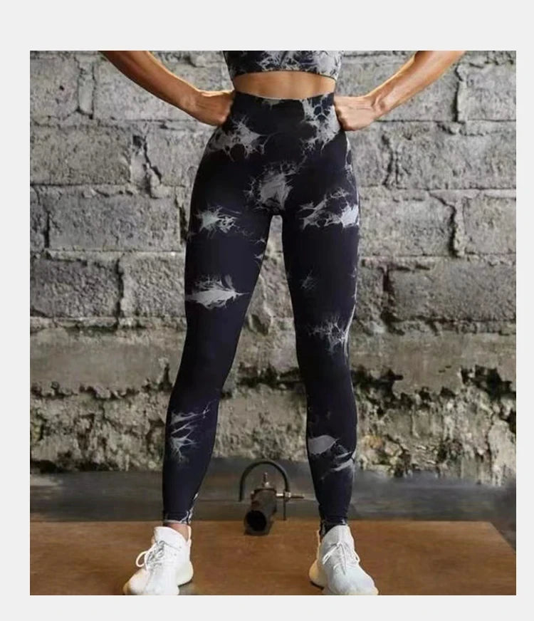 Tie Dye Seamless Leggings