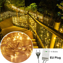 LED Curtain Light String Holiday Curtain Garland Lights