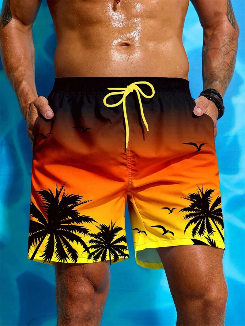 Vintage 3D Printed Board Shorts