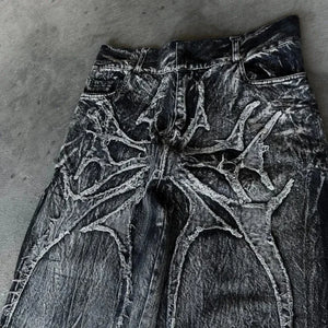 Gothic Retro Oversized Baggy Fit Jeans
