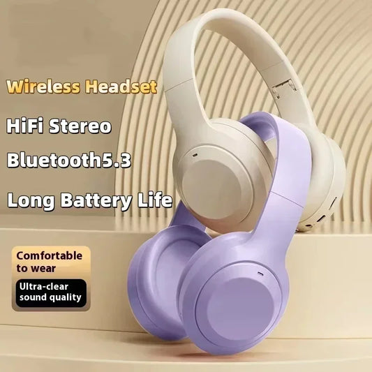 M5 Wireless Bluetooth 53 HiFi Stereo Noise Cancelling Foldable Headset With Mic