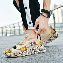 Breathable Designer Print Sneakers