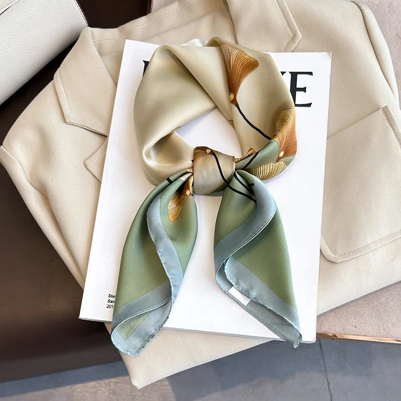 Printed Pashmina Silk Scarf