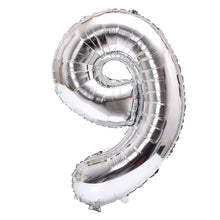 32inch Rainbow Gradient Number Foil Balloons