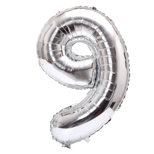 32inch Rainbow Gradient Number Foil Balloons