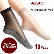 10 Pairs Soft Thin Non-Slip Socks